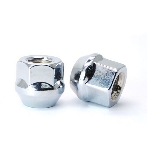 Гайка колеса открытая LS M12х1,5, ключ 19, конус, хром, H-1107