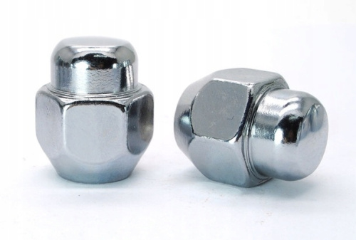 Гайка колеса закрытая LS M12х1,5, ключ 21, конус, хром, H-1207S