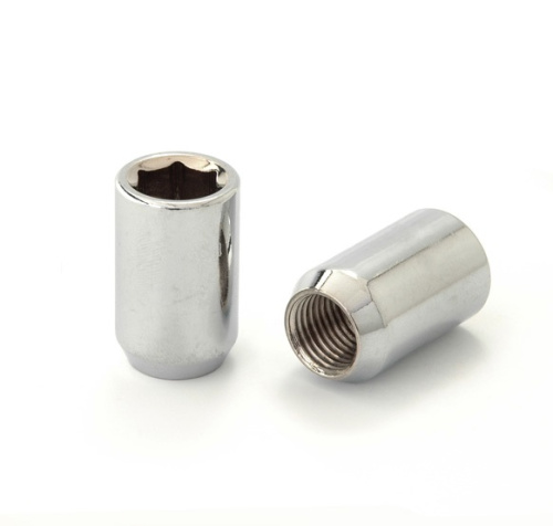 Гайка колеса открытая LS M14х1,5, внутренний шестигранный ключ , конус, хром, JN-302