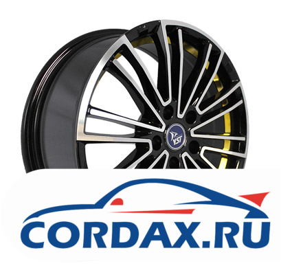 Диск YST X-17 8x18 5/120 ET30 D72.6 BKFYSI