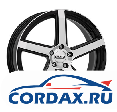 Диск Dotz CP5 dark 8.5x19 5/112 ET35 D70.1 BFP