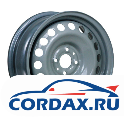 Диск TREBL 53B35B 5.5x14 4/98 ET35 D58.6 Grey