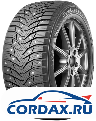 Зимняя шина Kumho 235/65 R17 WinterCraft SUV Ice WS31 108T Шипы