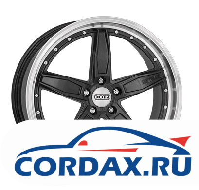 Диск Dotz SP5 dark 8.5x19 5/112 ET25 D70.1 HBLP
